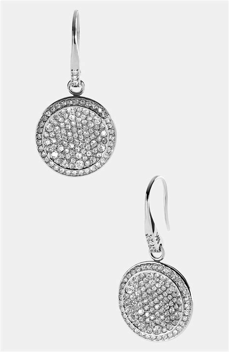 fake michael kors earrings|michael kors silver drop earrings.